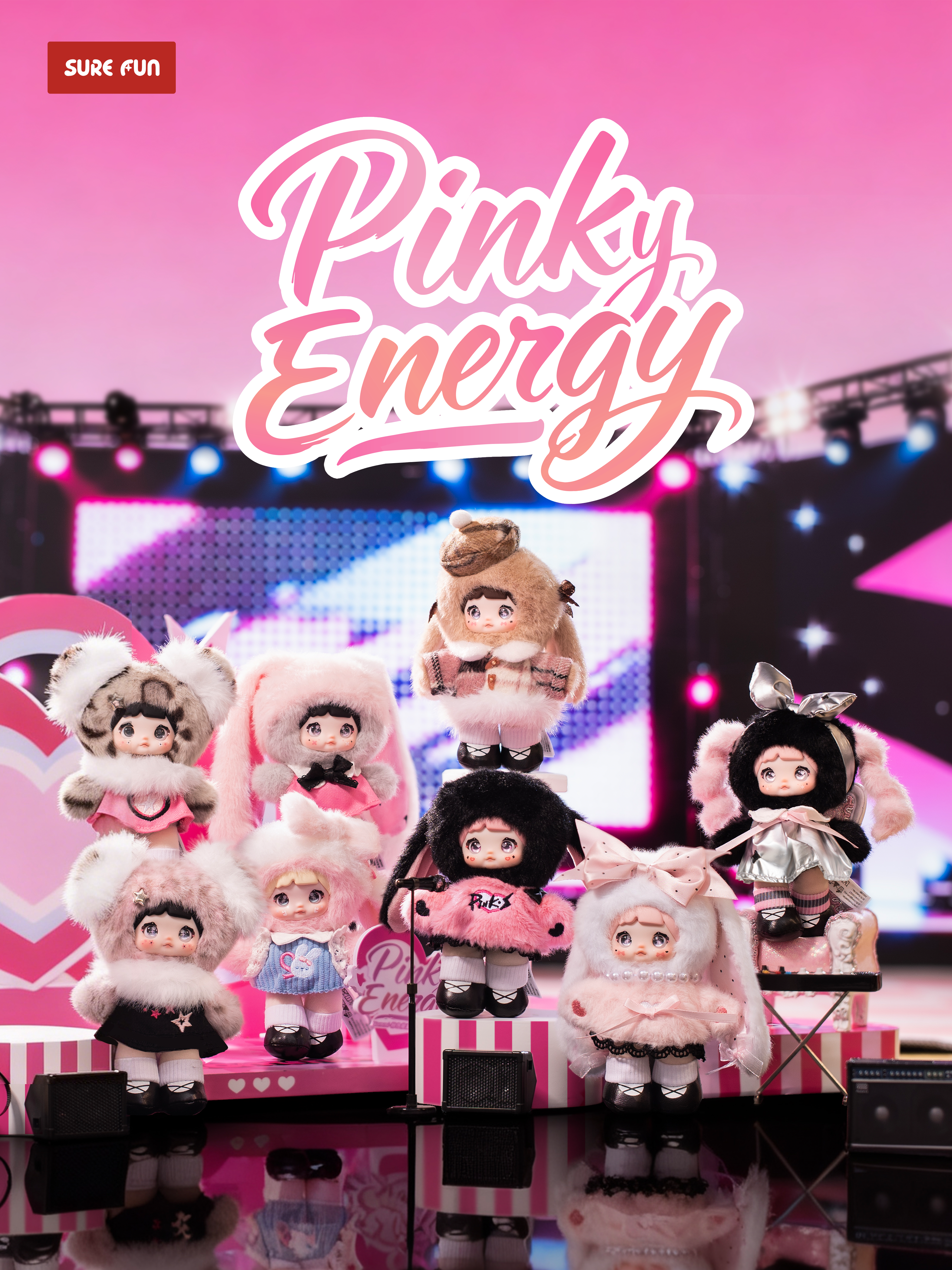 シークレット Nommi Pinky Energy Hailey ピンクエナジー SURE FUN-Nommi-Pinky Energy Series Blind Box – SUREFUN