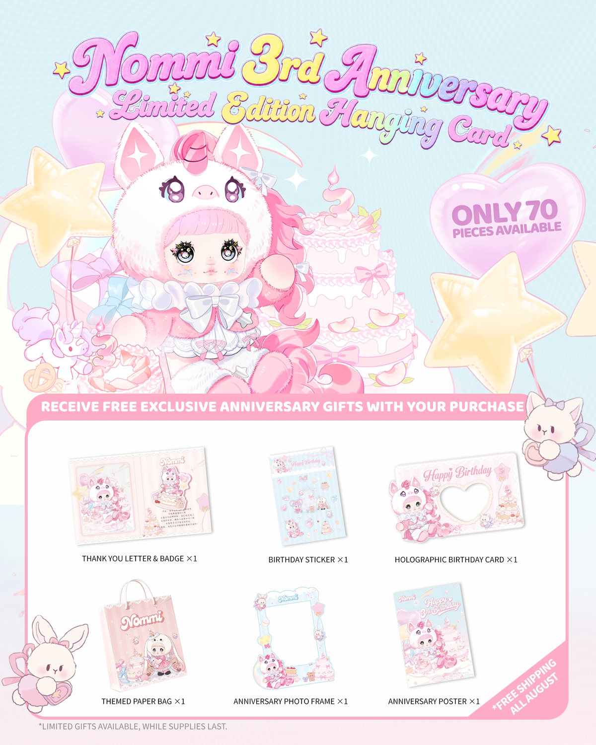 Nommi 3rd Anniversary Gift Set (6-Pack)