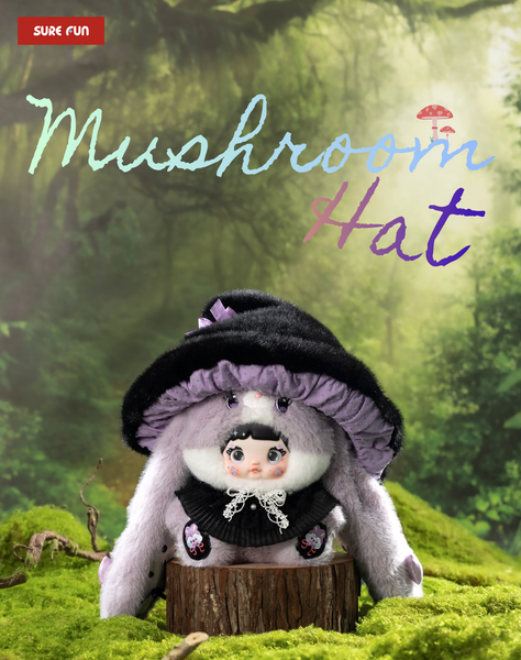 Nommi - Mushroom Hat 400% Series plush blind box – SUREFUN